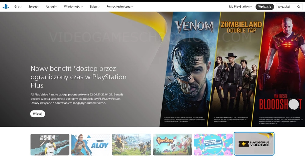 playstation plus video pass filtrado polonia