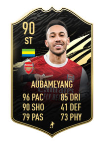 Aubameyang prediccion FIFA 21 TOTW 32
