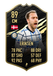 Eriksen prediccion FIFA 21 TOTW 32