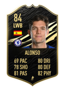 Marcos Alonso FIFA 21 TOTW 33 predicciones
