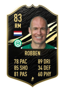 Robben FIFA 21 TOTW 33 predicciones