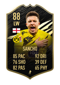 Sancho FIFA 21 TOTW 33 Predicciones