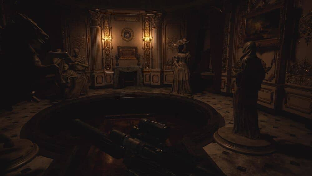 acertijo estatuas resident evil village