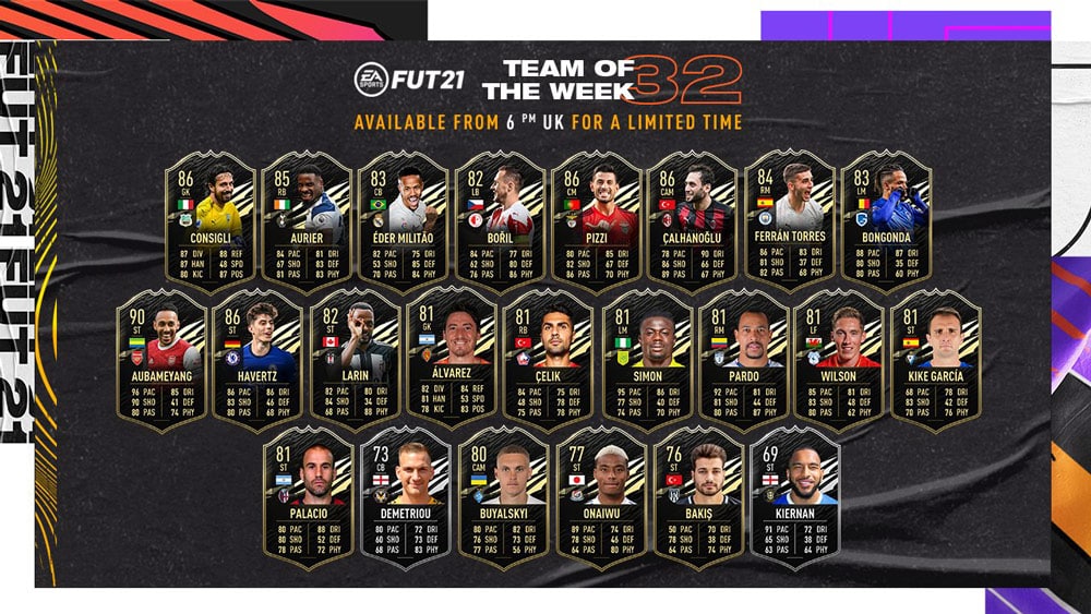 fifa 21 totw 32 revelado