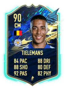 fut 21 Youri Tielemans TOTS
