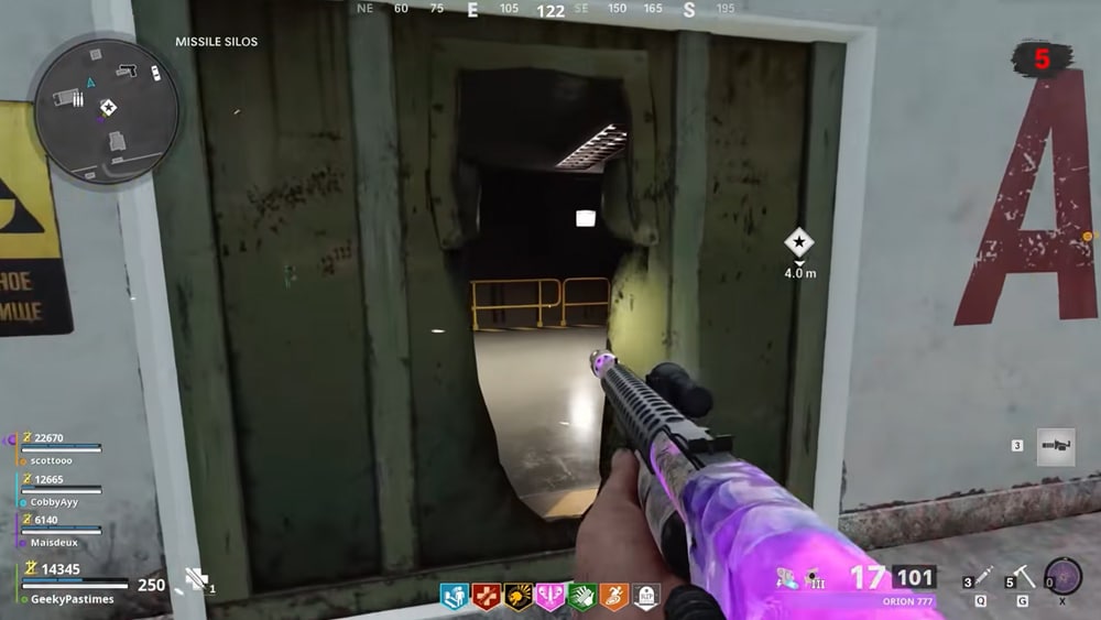 outbreak bocw tercer paso entrada silo
