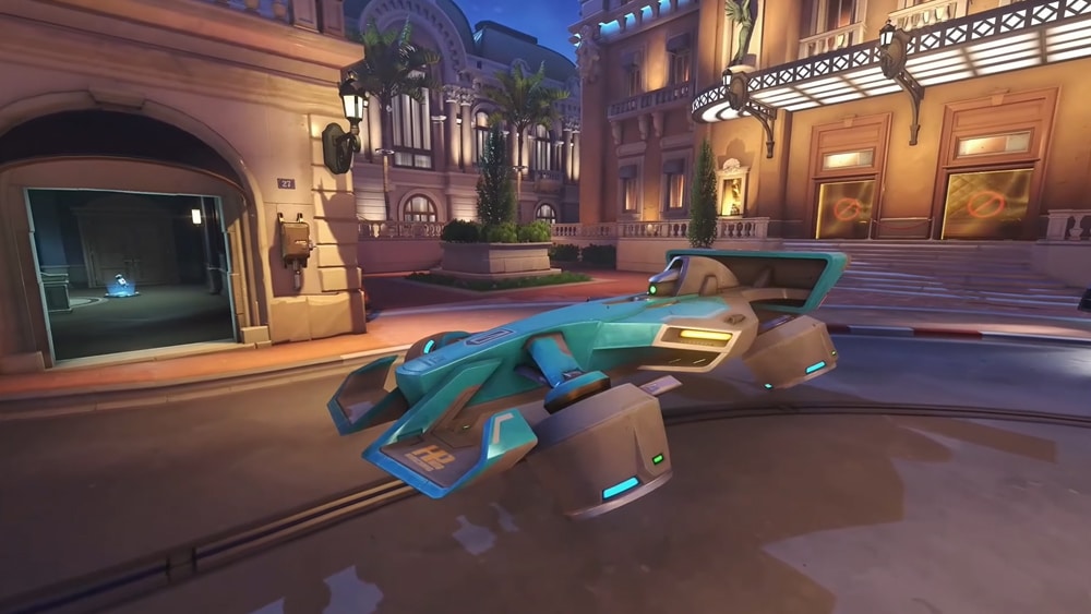 overwatch 2 monaco payload en forma de auto de f1