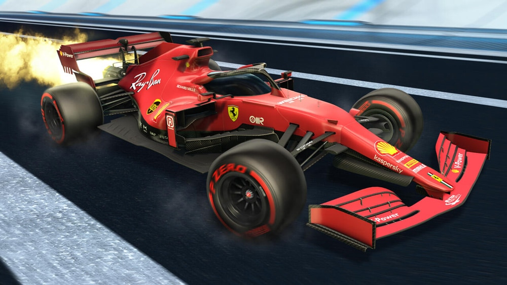 rocket league formula 1 ferrari 2021