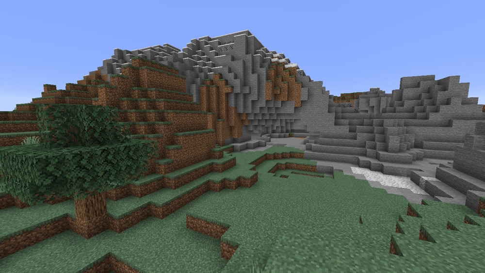 bioma montañas nevado minecraft