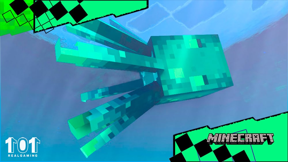 calamar brillante minecraft caves cliffs