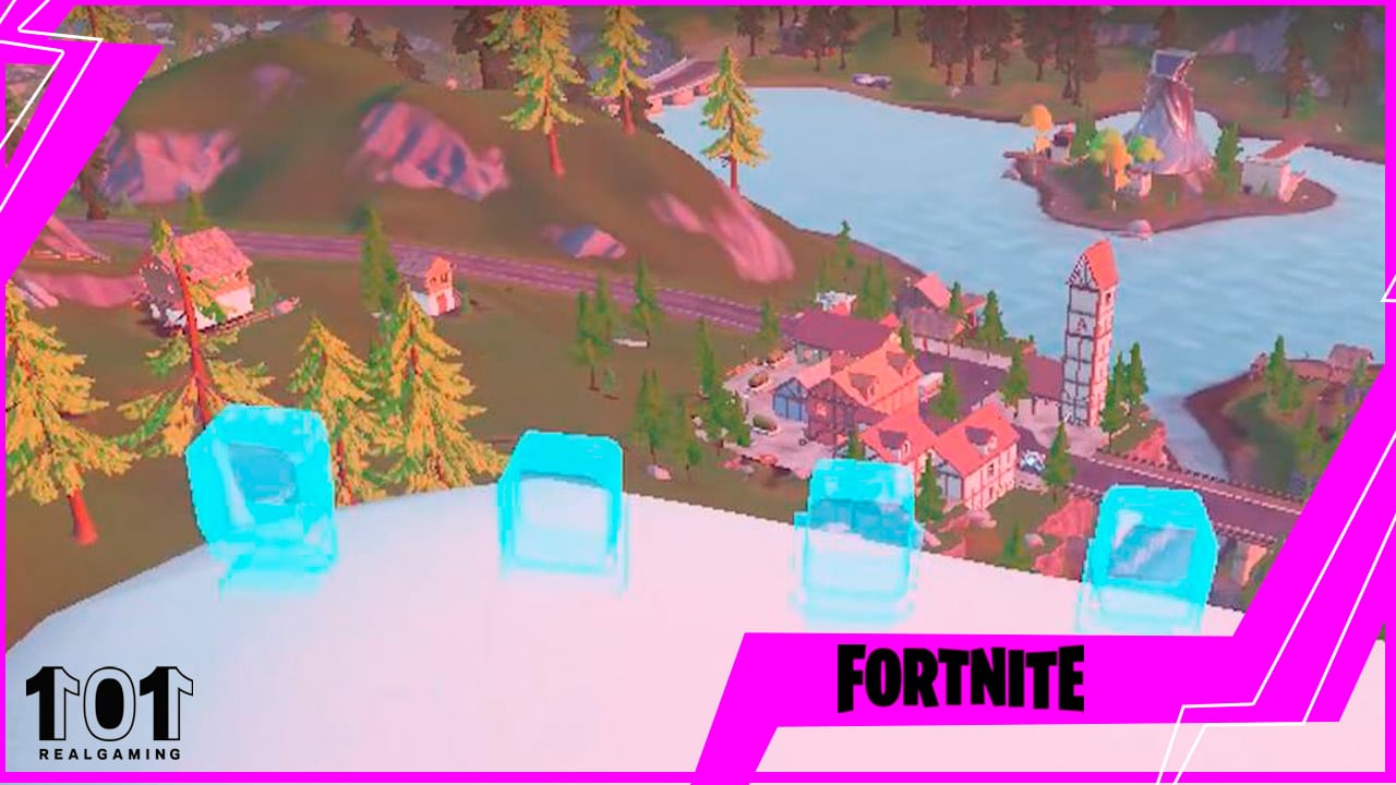 dispositivo comunicación lumínica alienígena cimas montañas fortnite mision semana 3