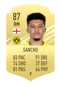 jadon sancho fifa 22