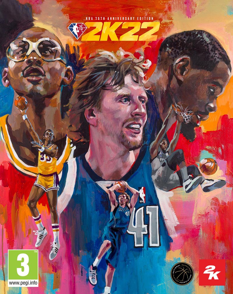 nba 2k22 edicion 75 aniversario portada