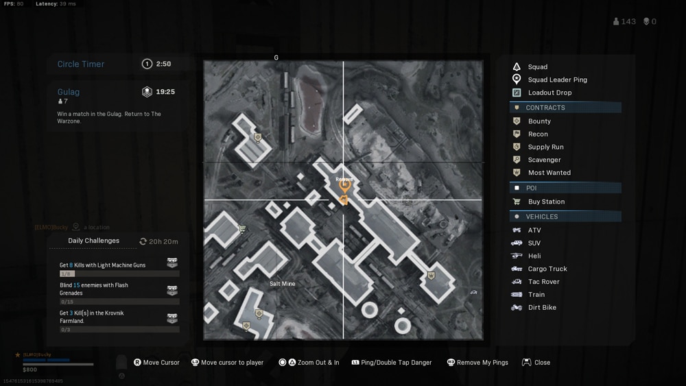 puerta roja mina de sal mapa warzone
