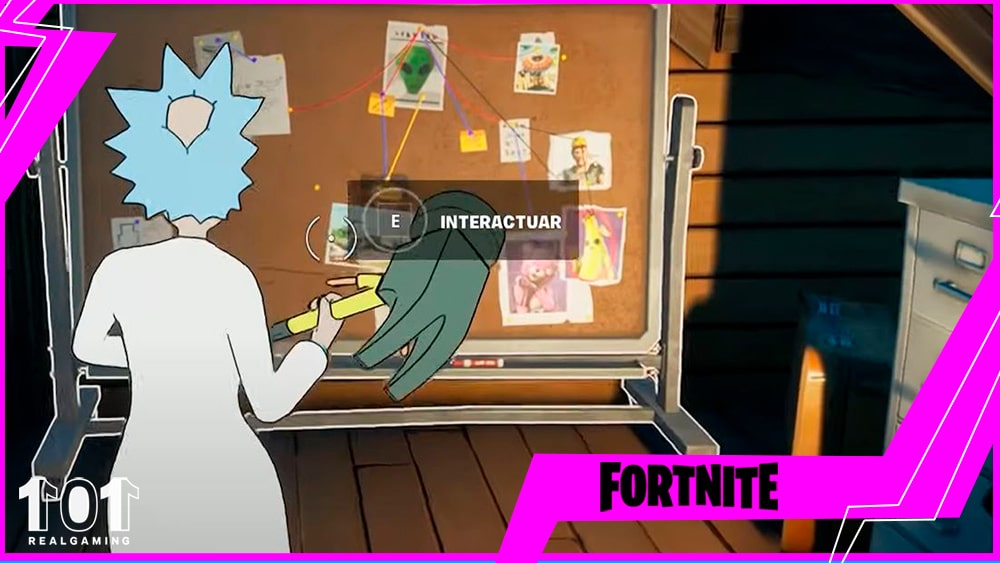 tablón de las conspiraciones de Jonesy del búnker fortnite temporada 7 mision semana 1