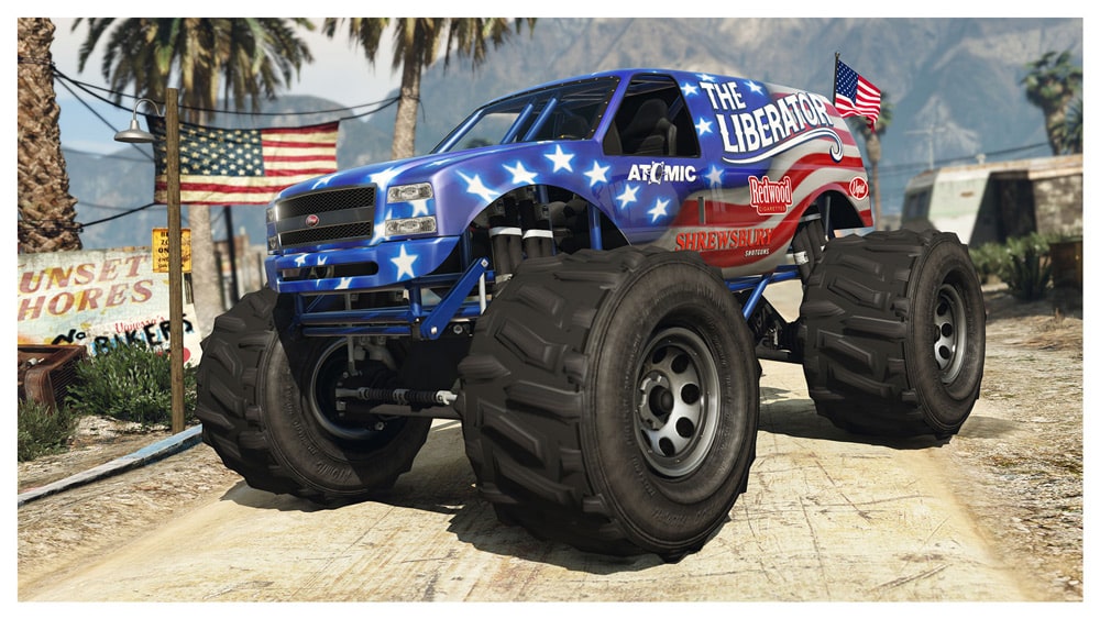 the liberator gta online camion monstruo