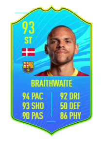 Martin Braithwaite Jugador de Nacion FUT 21