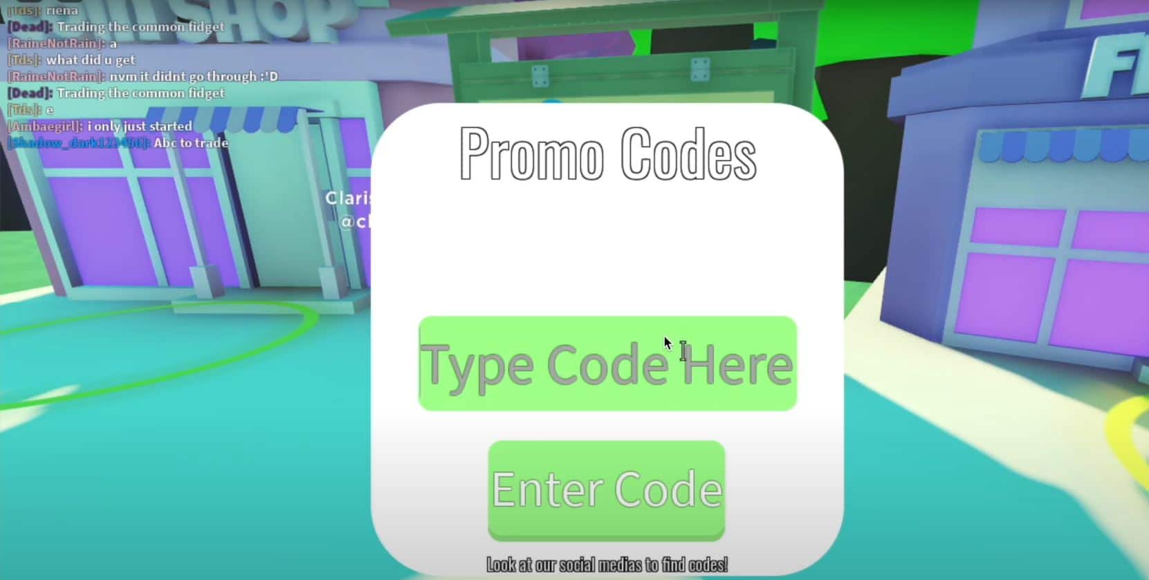 Roblox Todos los códigos promocionales activos de Fidget World para