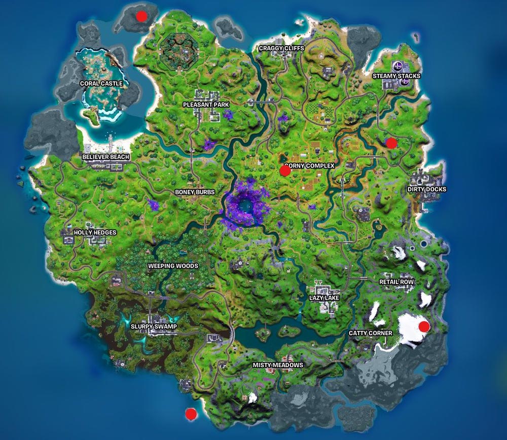 fortnite artefactos alienigenas semana 6 temporada 7