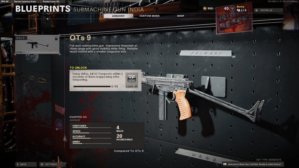 ots 9 desafio de zombies bocw