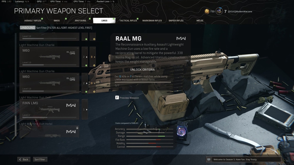 desafio raal mg warzone modern warfare