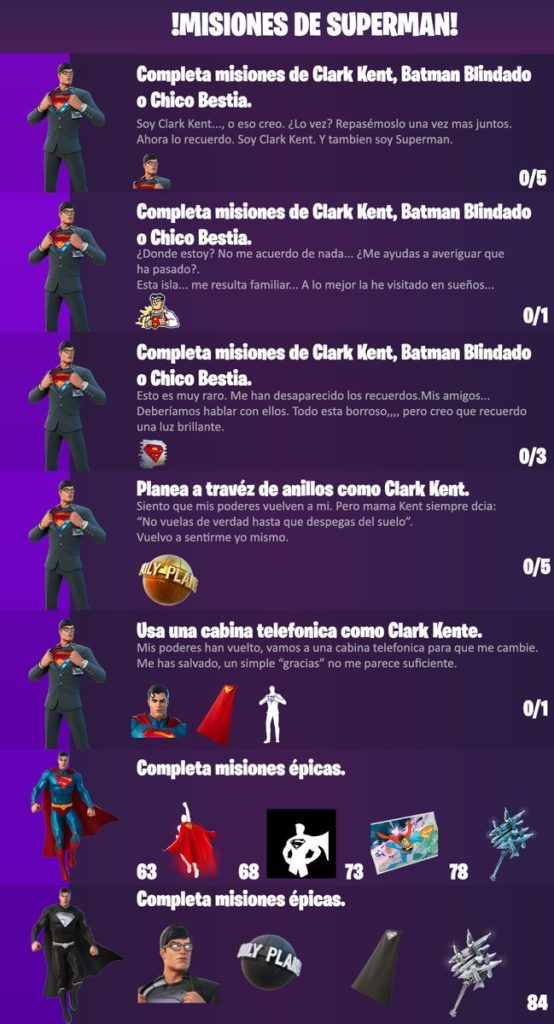 desafios superman