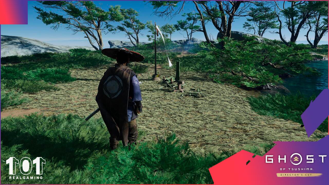 ghost of tsushima director cut puestos bambu tatsu buda barco