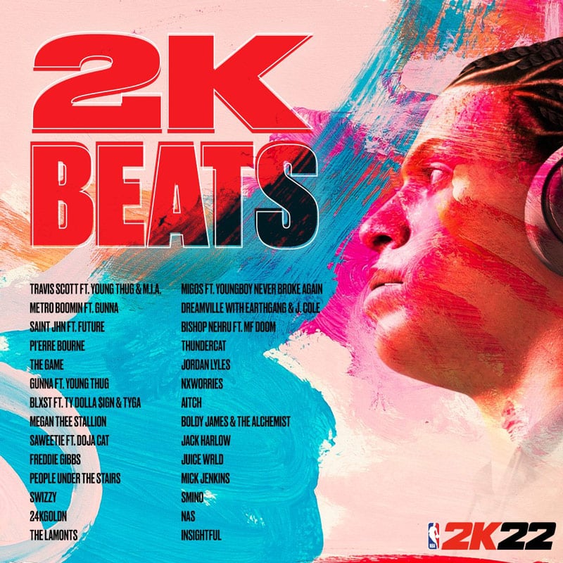 portada nba 2k22 soundtrack