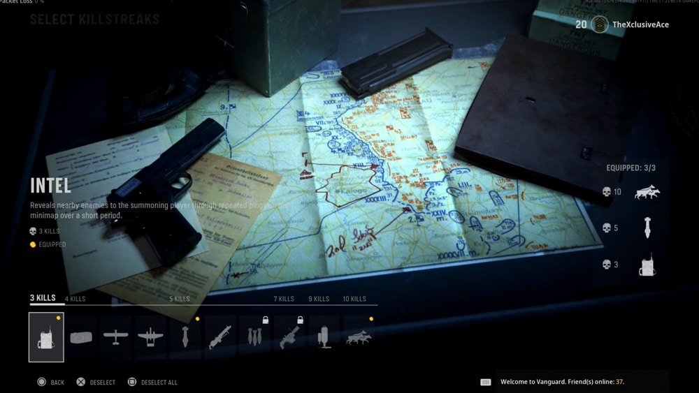 Call of Duty Vanguard killstreaks disponibles en la beta