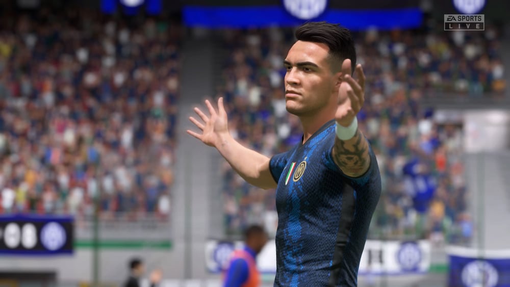 FIFA 22 Inter celebracion captura