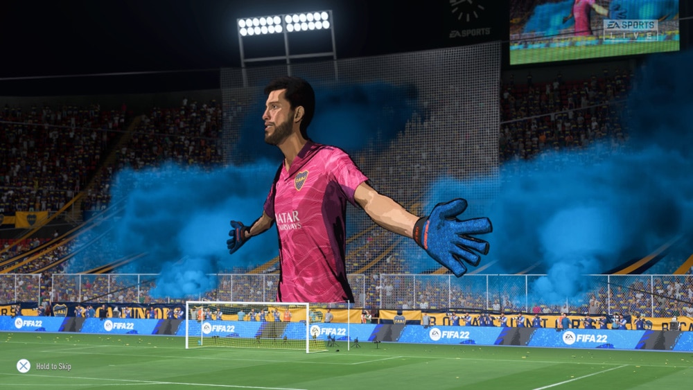 FIFA 22 boca juniors celebracion captura