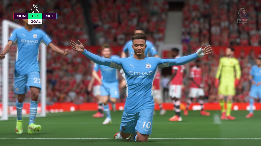 Manchester City celebracion fifa 22
