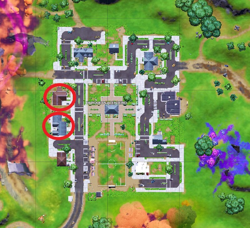 camas fortnite parque placentero