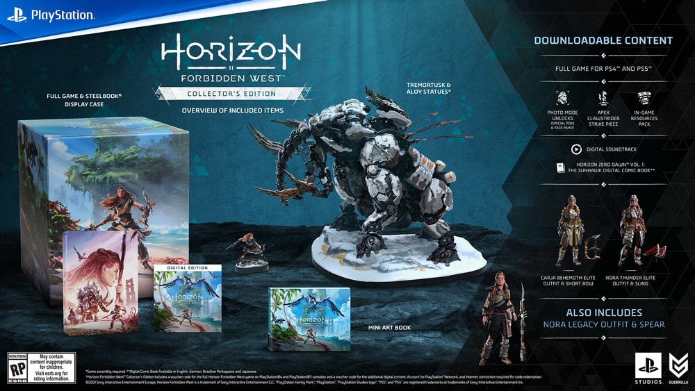 horizon forbidden west edicion coleccionista imagen
