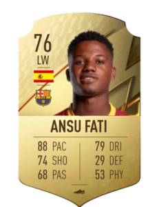 Ansu Fati FUT 22
