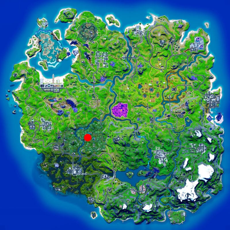 Fortnite ariana grande ubicacion simbolo de mando