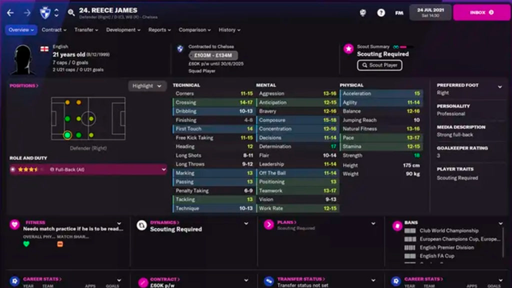 Reece James FM22