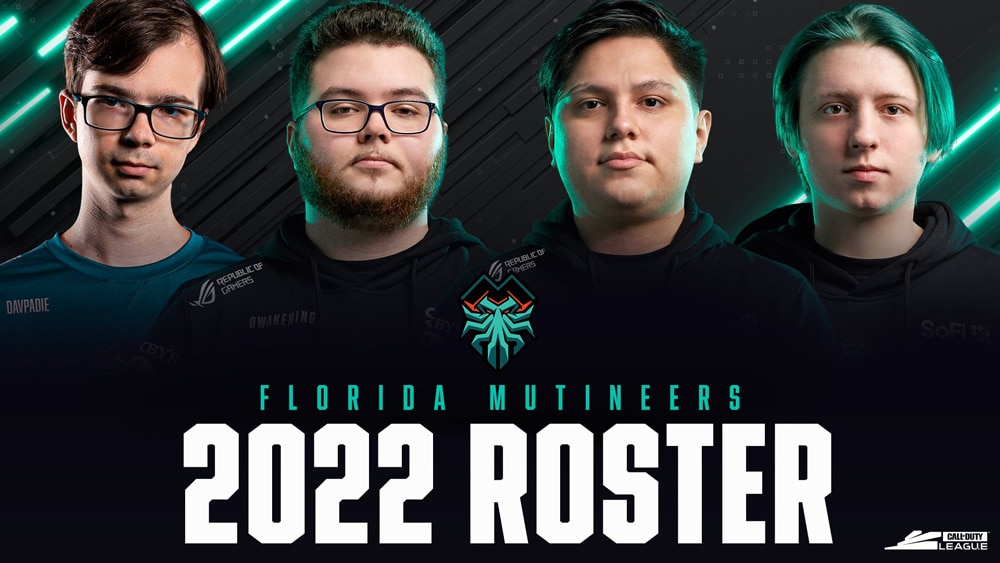 call of duty league 2022 florida mutineers equipo 1