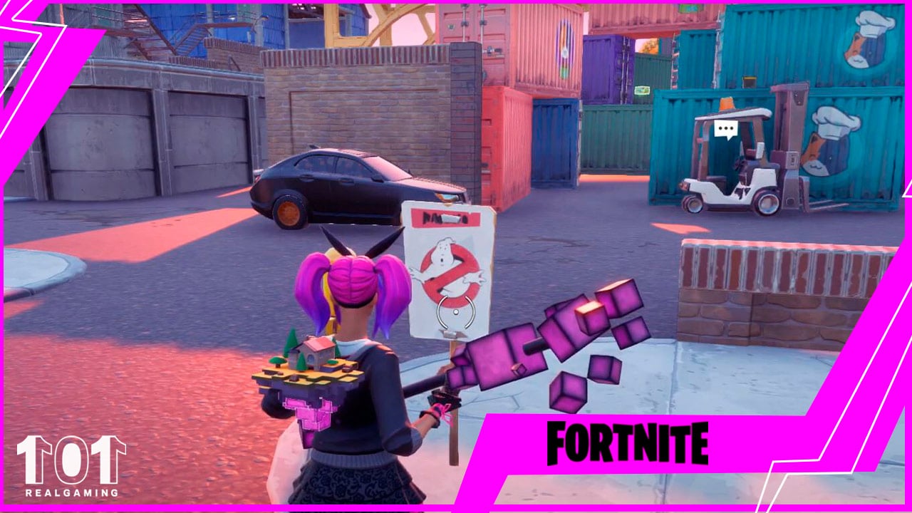 ¿Dónde están los carteles de cazafantasmas en Fortnite