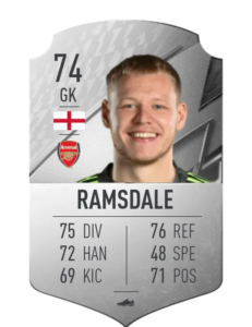 Aaron Ramsdale IF prediccion TOTW7 FUT22
