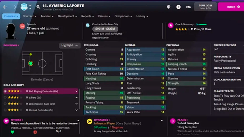 Aymeric Laporte FM22