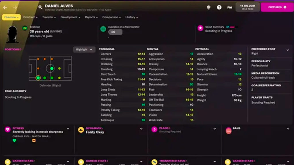 Daniel Alves FM22