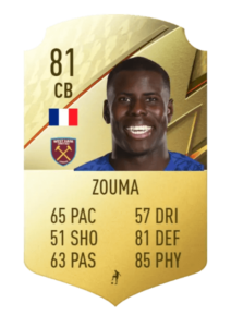 Kurt Zouma IF prediccion TOTW8 FUT22