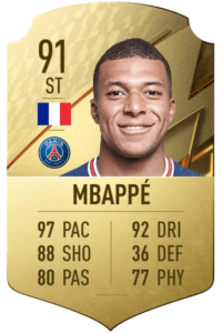 Kylian Mbappe IF prediccion TOTW8 FUT22