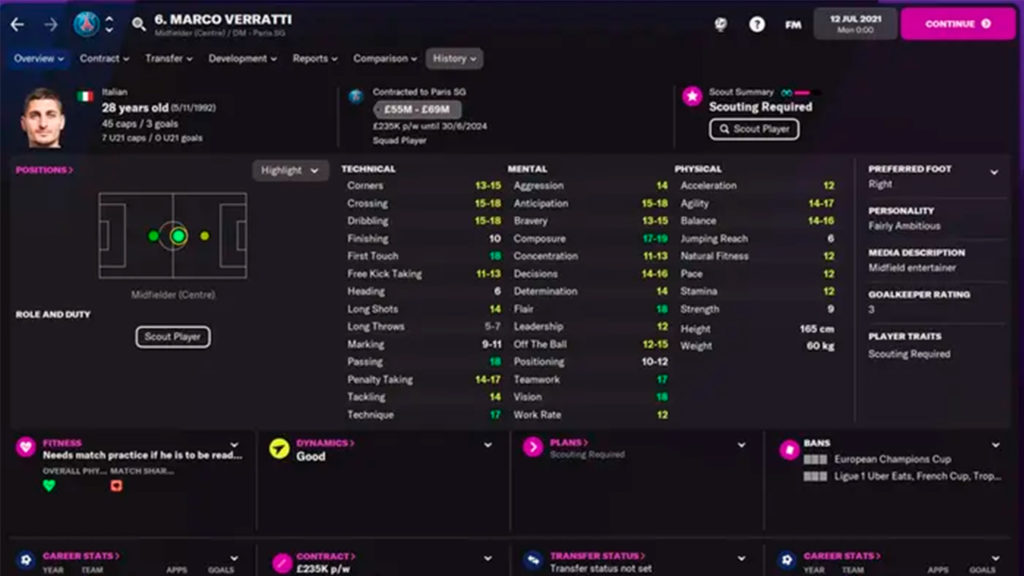 Marco Veratti FM22