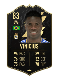 Vinicius Jr IF prediccion TOTW7 FUT22