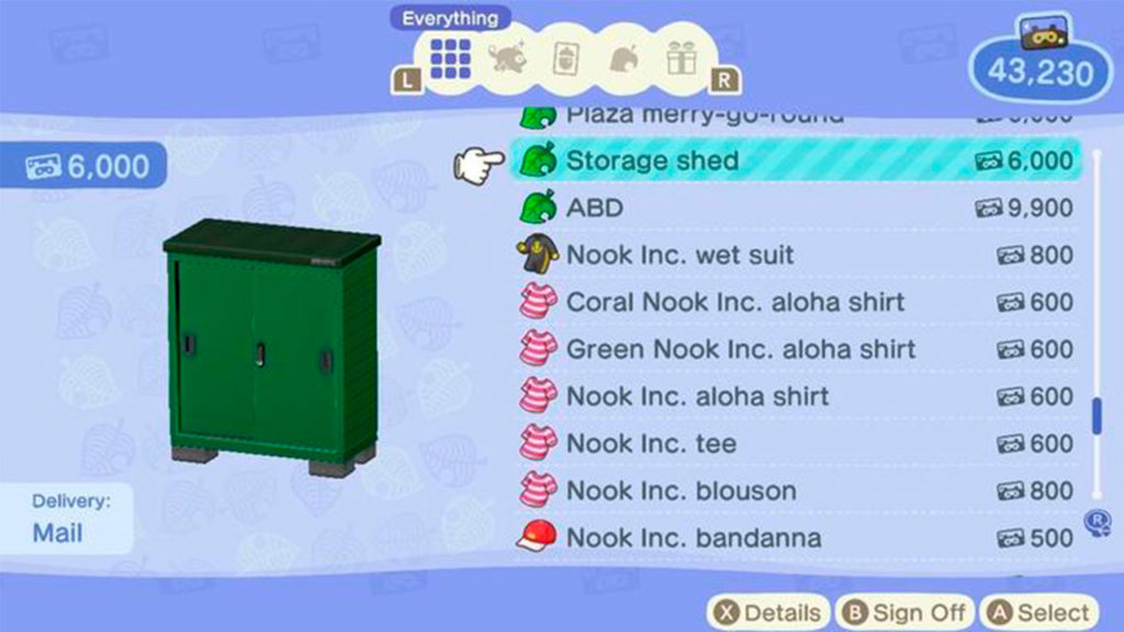 cobertizo de almacenamiento