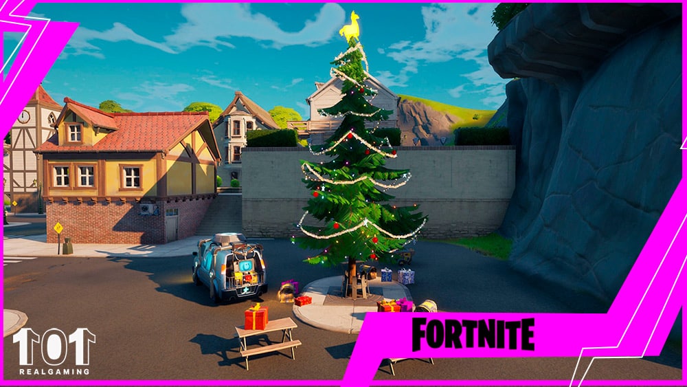 Dónde se encuentran los árboles de Navidad para Winterfest 2021 en Fortnite
