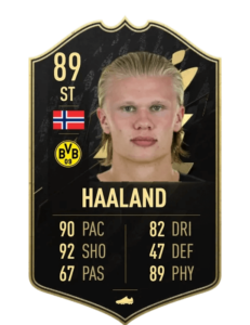 Erling Haaland IF prediccion TOTW 14 FUT22