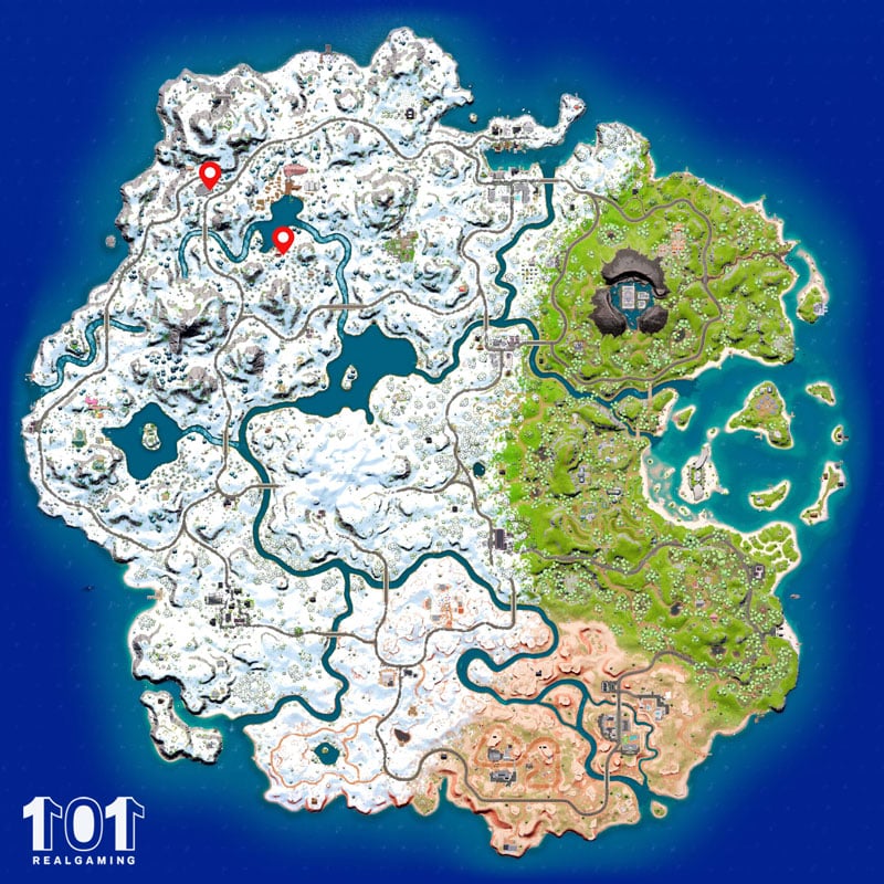 Fortnite taller sargento invierno y cabaña cascanueces